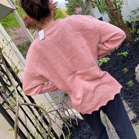 Van Heusen for Her vintage pink sweater - Picture 3 of 7